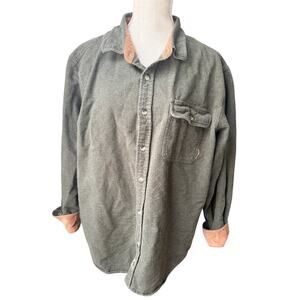 Legendary Whitetails Green Flannel 100% Cotton Men's Size XL